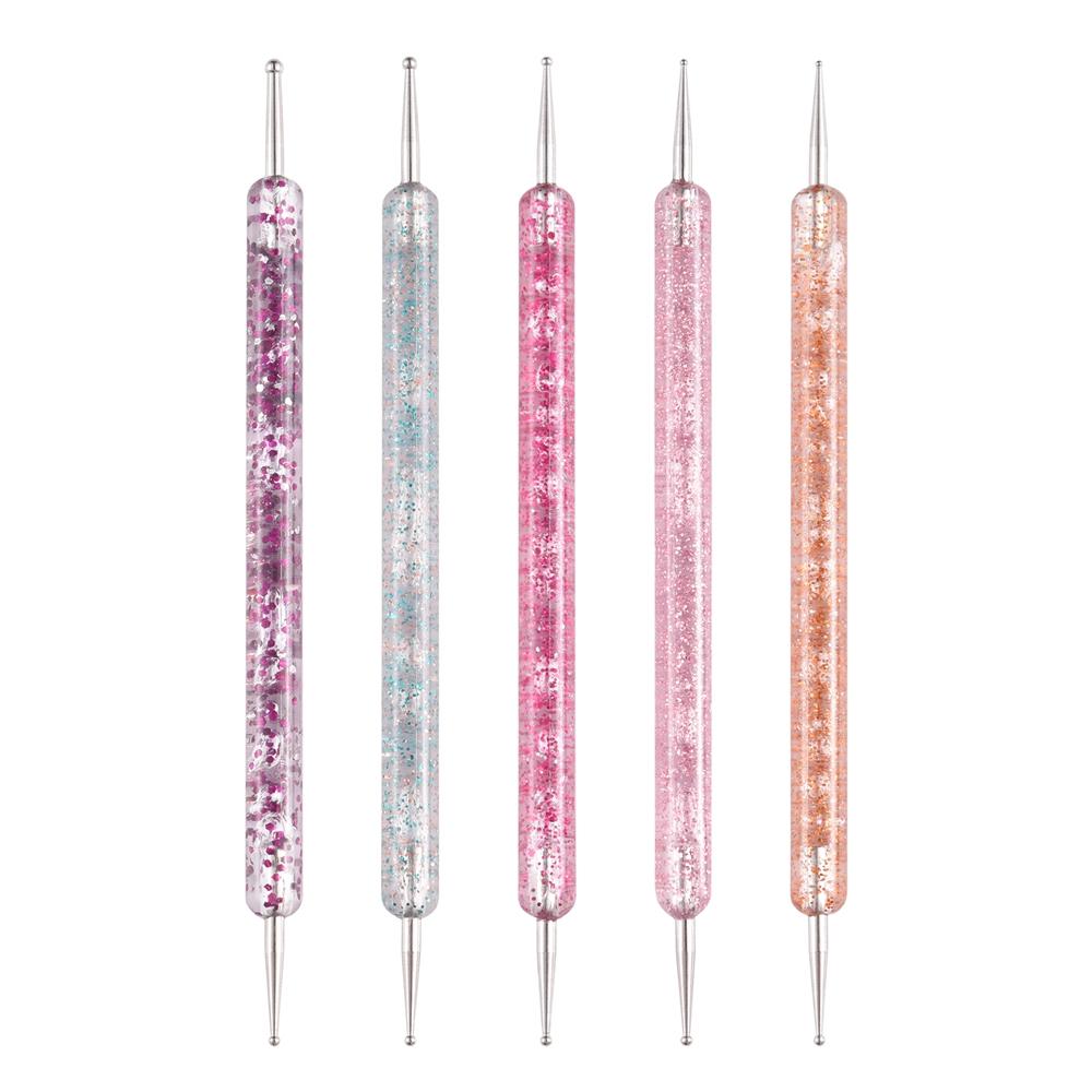 

Набор инструментов для доттинга для нейл-арта, 5 шт./набор, ручки для доттинга для подбора страз, дизайна, рисования и украшения, профессиональный