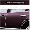 Adhesive PVC Moulding Trim For Vehicle Door Edge Guard Engine Hood Decoration 12M Styling Moulding Trim Strips