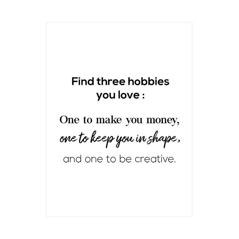 Minimalism English Sentences Inspirational Words Poster Canvas Print Painting Wall Art Picture Living Room Office Decor