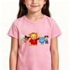 Daniel Tiger’s Neighborhood Children's T-shirts Cotton Cartoon Print Short Sleeve Funny Boys Cute Girls Tees Casual Tops Summer