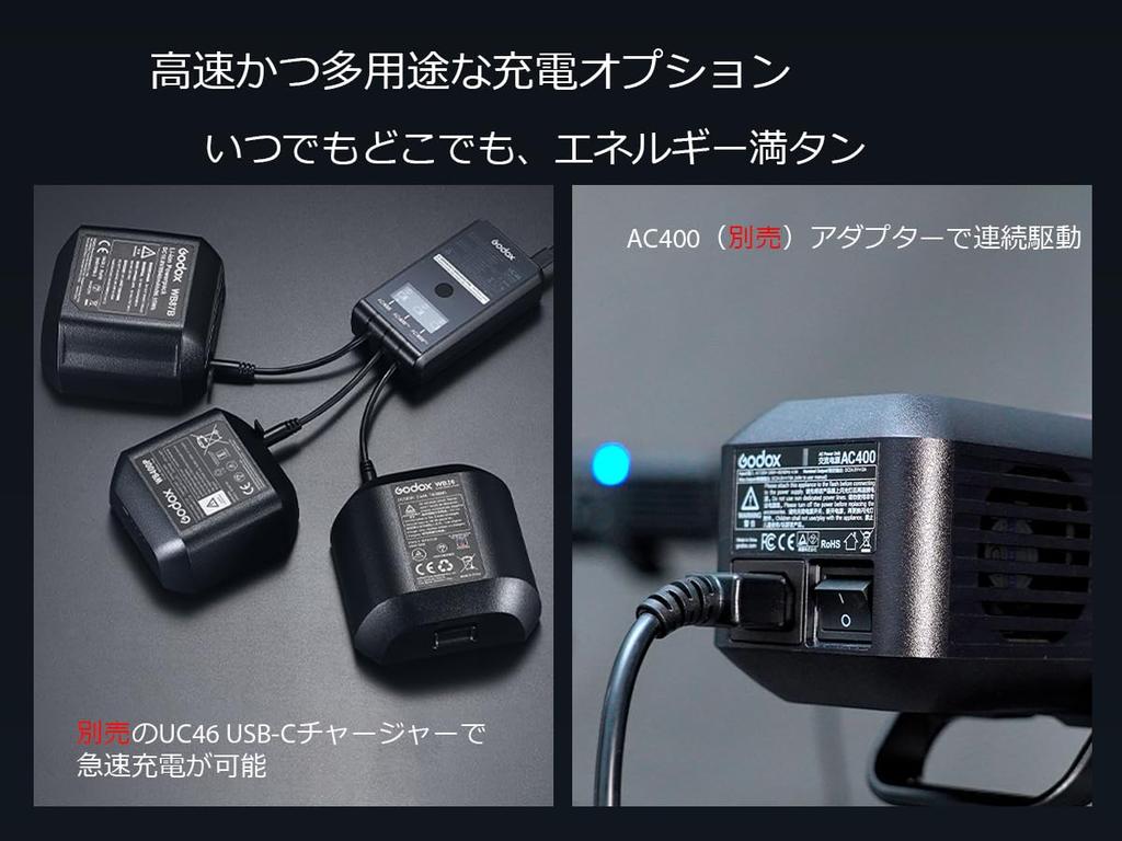 Godox AD400Pro II Integrovaný Venkovní Fotoaparát TTL 30W LED Modelovací 400Ws Vysoký Až 460 16 Barev Barevný do Odnímatelný Lithiový Synchronní AD400PROII Externí