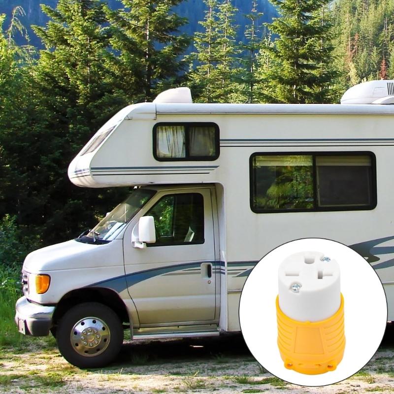 Three Pin Male/Female NEMA 6-20P Industrial Outdoor Plug Straight 20A/250V High Power Power Connectors Converters