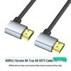Engineering Grade HDMI 2.1 8K Ultra-Thin Elbow Cable for Computers
