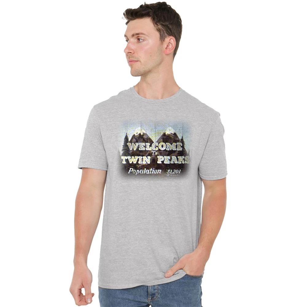 

Twin Peaks Welcome To 100% Cotton T-shirt Mens Tees Top S-5XL, Athletic Heather M