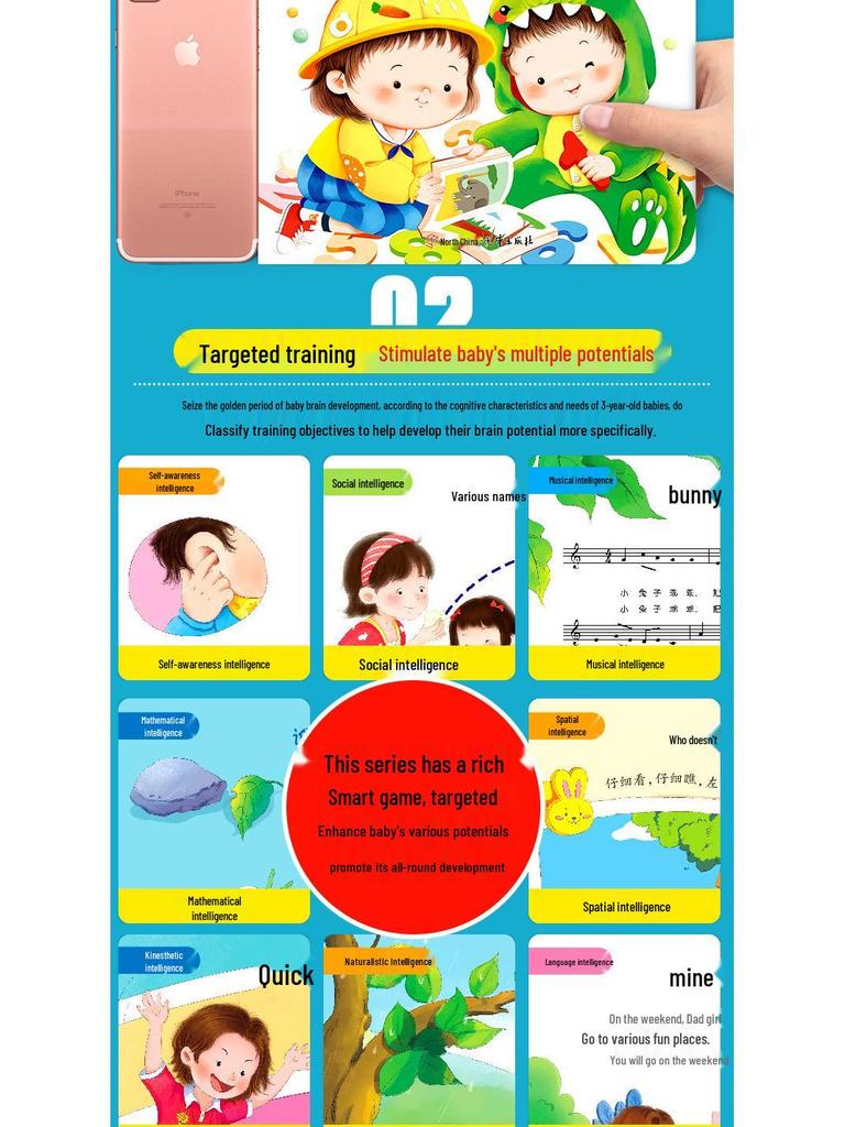 Complete 4-Volume Set: Early Childhood Cognitive Development Picture Books for Whole Brain Growth and Language Learning