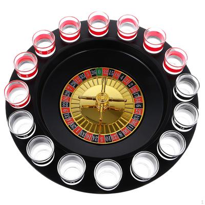 Novelty Drinking Roulette Set Shot Glass for Party Game 2-8 Players