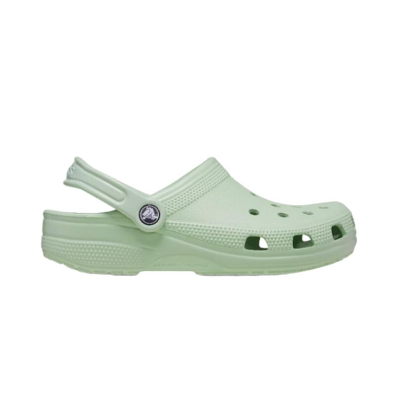 Crocs Classic Clog Leatherette Lightweight and Comfortable Commuter Versatile Hole Shoes Unisex Cream Green