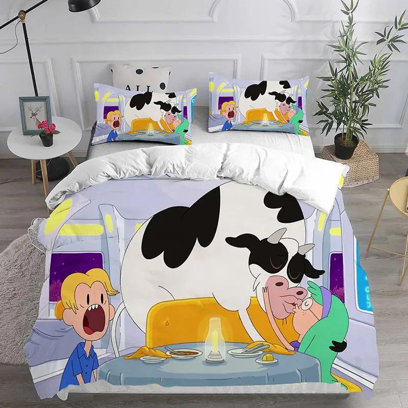 New Bravest Warriors Game Duvet Cover Pillowcase Bedding Set Adult Boy Girl Bedroom Decoration Children Gift Single Double Large