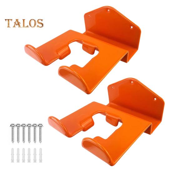 1/2 Sets Wandhalterung für Unkrautvernichter mit Schrauben, robust, platzsparend, für Garage, Schuppen, Unkrautvernichter, Trimmerwerkzeuge, Metall-Aufbewahrungsregal, Organizer-Haken