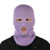 Mask Scarf Balaclava Bonnet Hat 3 Holes Knitted Hats Women Winter Cap Beanies Hat Full Face Cover