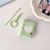 Hisocute Mini 2 Inch Keychain Pendant Photo Album Girl Love Big Head Sticker Storage Album ID Photo Card Album