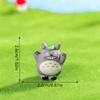 3Pcs/Bag Cute Mini Totoro Doll Resin Car Ornaments Micro Landscape Figurines Diy Accessories Home Decor Dollhouse Toy Kids Gifts