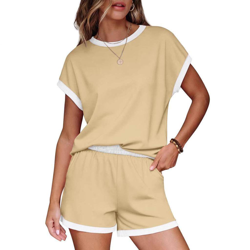 2026 Summer Women's European & American Casual Loose Pajama Set