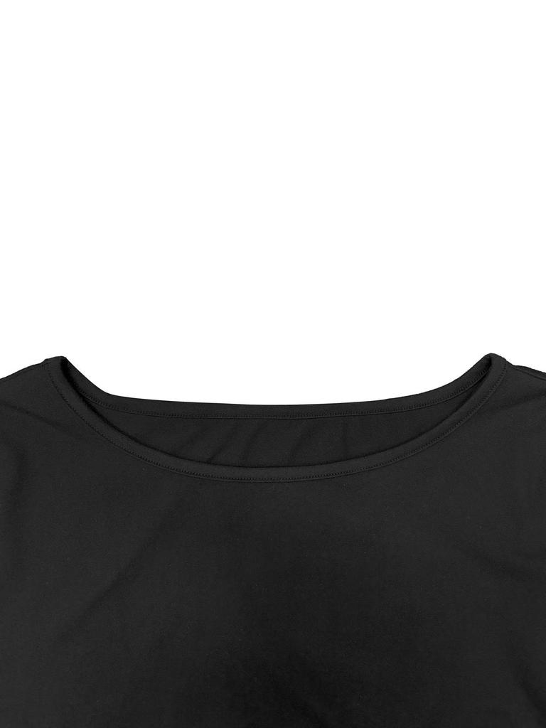 European & American Women's One-Shoulder Sexy Ruched A-Line Dress - Autumn/Winter 2024 Collection