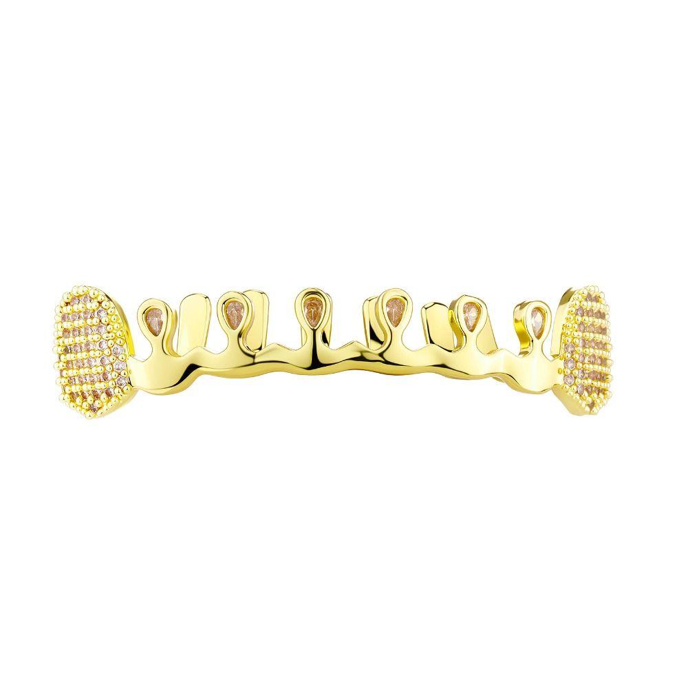 Removable Hiphop Teeth Grillz Punk Dental Grills Gift Charm Teeth Grillz Party Cosplay