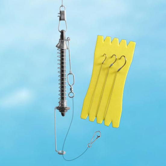 Automatic Fishing Hook High Elasticity Full Speed Stainless Steel Spring Fishhook Outdoor Fishing Bait Catch Hook Fishing Gear