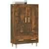Highboard Smoked Oak 70x31x115 cm Wood Based Panel