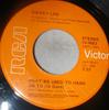 7inch Record DICKEY LEE  I Saw My Lady  What We Used To Han 740623 RCA Victor 1974 Non Japan CountryFolk Used