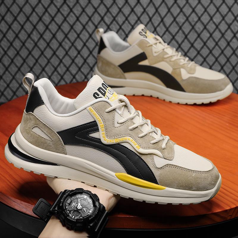 Men's shoes summer 2025 new breathable casual sports shoes men's dad shoes men's work work labor insurance trendy shoes