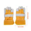 Welding Gloves Heat Resistant Cowhide Leather Forge Gloves Hands Protection In Welding Oven Grill