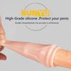Male Glans Sleeve Protector Penis Stretcher Enlarger Erection Foreskin Hinder Extender Dick Enlargement Adult Sex Product Toys
