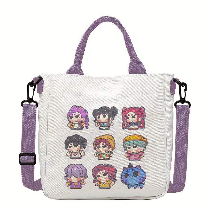 Witch Hunters Fashion Shoulder Bag Versatile Commuter Handbag Women's Large Capacity Canvas Handbag