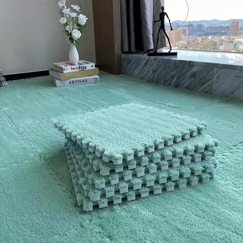 Soft Plush Children's Mat Babe Toys Eva Foam Puzzle Carpet Warm Children Play Mats Interlocking Rugs Infant Carpet 30*30*1.2CMcm