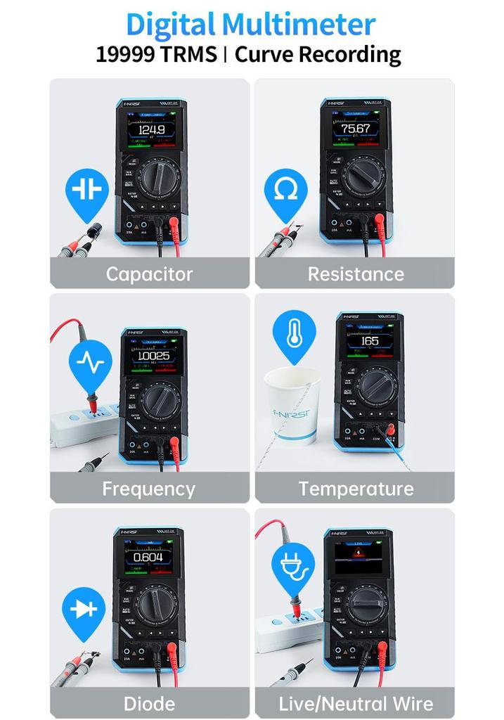 FNIRSI DST210 Oscilloscope Multimeter & Signal Generator