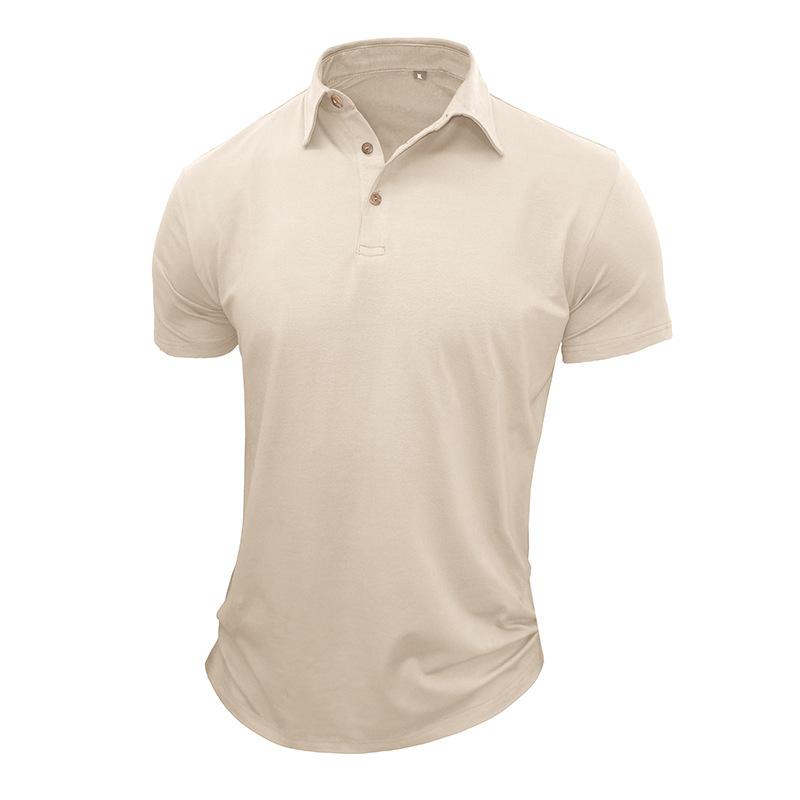Men’s Short Sleeve Solid Polo Shirt