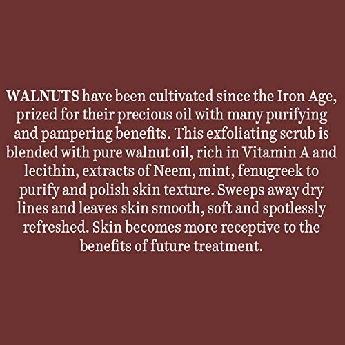 Biotique Walnut Face Scrub For Glowing Skin – 100% Natural Exfoliator For Dry Skin, 100g Organic Skincare