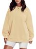 2024 Cross-Border Women's Plus Velvet Loose Long Sleeve Hoodie for Autumn & Winter