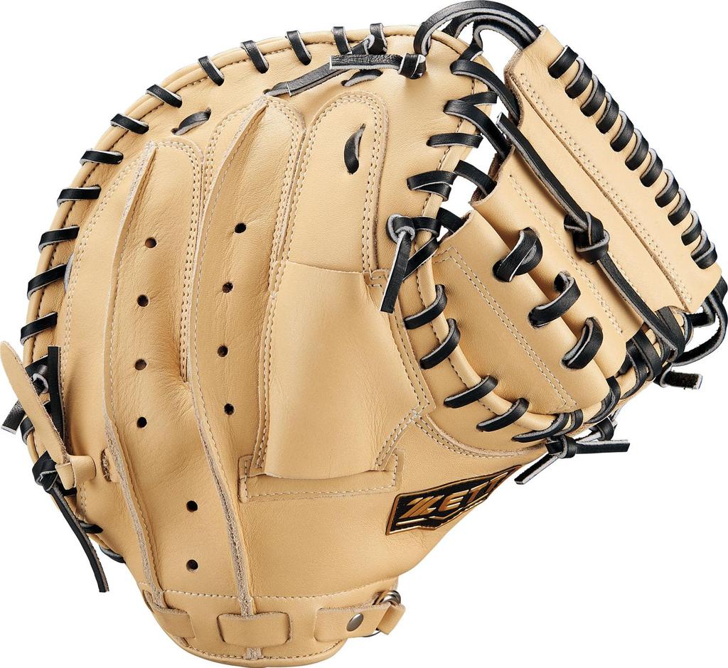 ZETT Winning Road Soft Baseball Pastel Brown x Black BRCB33512F Catcher's Mitt, Left-Handed Throw, (3219)