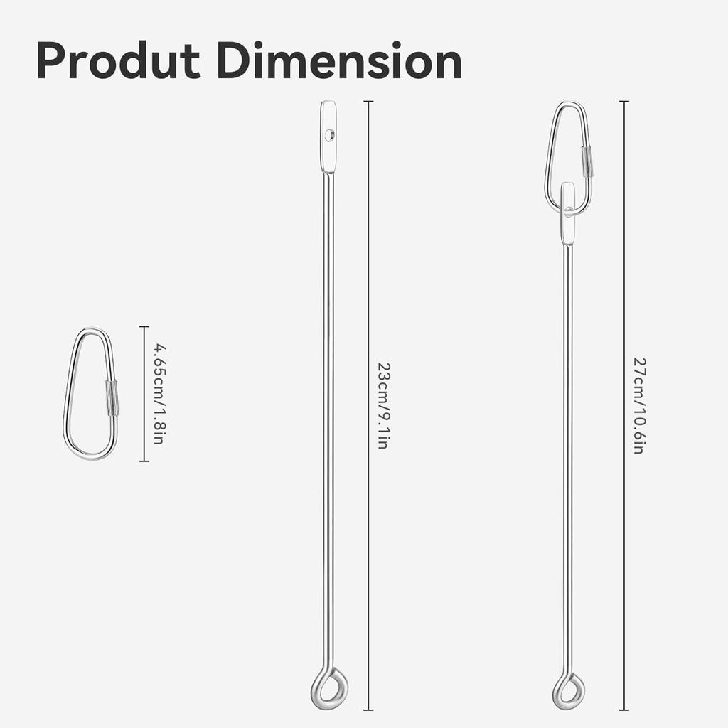 5PCS Bird Cage Feeder Stainless Steel Bird Food Holder Parrot Fruit Vegetable