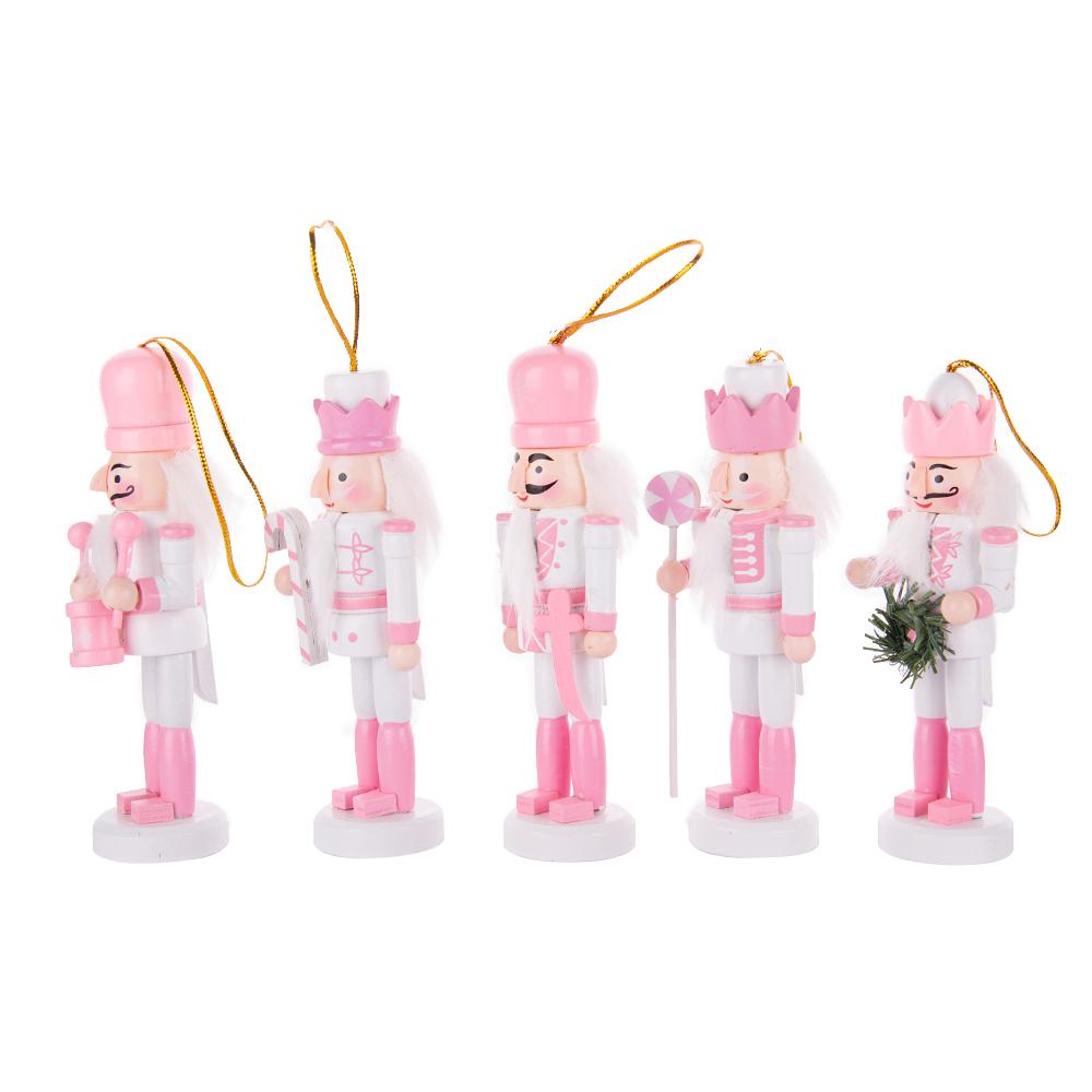 Rosa & Weiß Süßigkeiten Nussknacker Schmuckset
