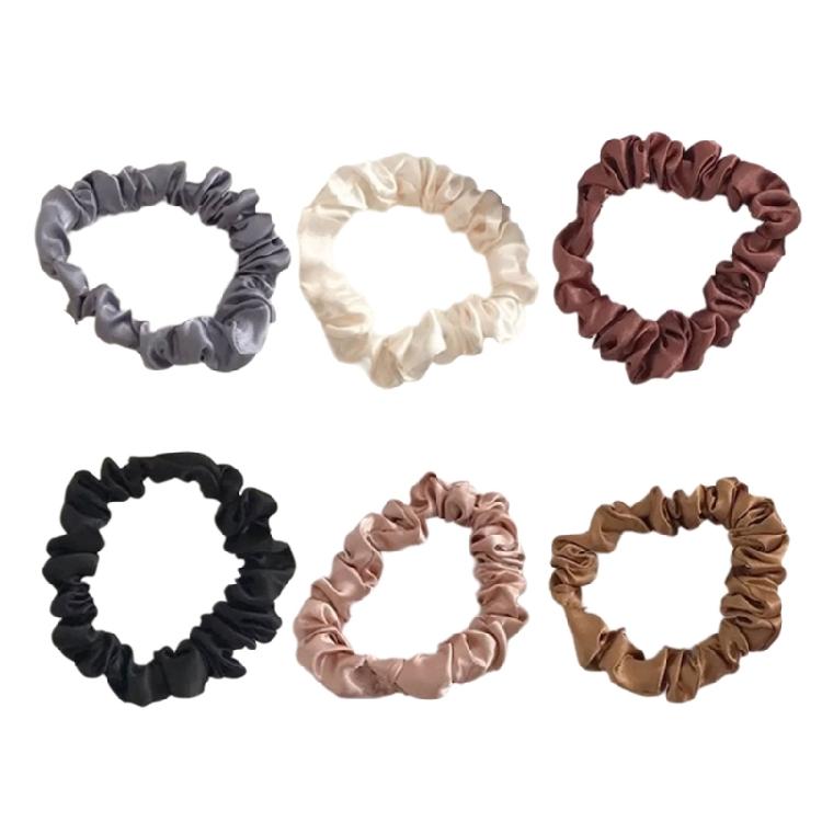 Elegant Hair Tie Elastic Scrunchies Ruched French Hair Rings for Elegant Updos Suitable for Long Hair Stretchy Hair Tie