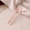 1Pc U-shaped Minimalist Hairpin Fashion Hair Sticks Women's Plastic Women Headwear Accessories