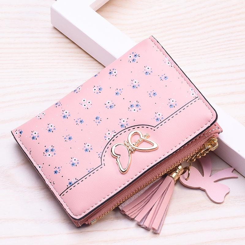 IELGY Women's Short Wallet Korean Style Mini Fresh
