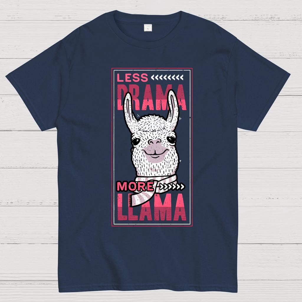 Less Drama More Llama Cotton Summer Casual Cool Loose T-Shirt
