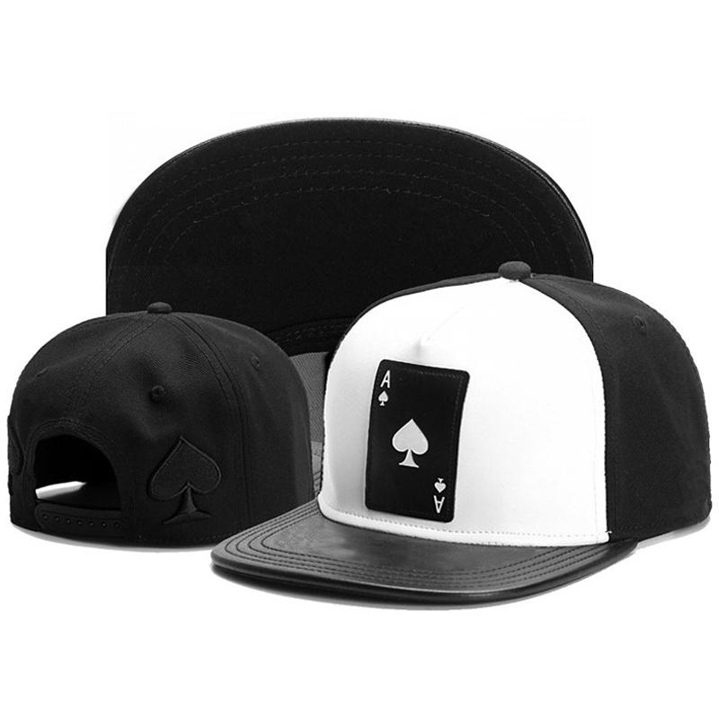 

Fashion New Flat Edge Hat Poker Spades A Spades K Street Dance Hip Hop Hat Outdoor Leisure Sports Sunshade Hat Baseball Hat