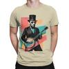 Abraham Lincoln Playing Banjo Novelty 100 Cotton Tshirt Abraham Tops Tees For Unisex
