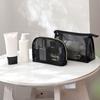 Mesh Handbag Large Capacity Travel Makeup Bag Cosmetic Storage Bag Cosmetic Organizer Toiletry Bag