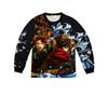 New Movie Comic Print Long Sleeve Pajama Set for Kids and Teens