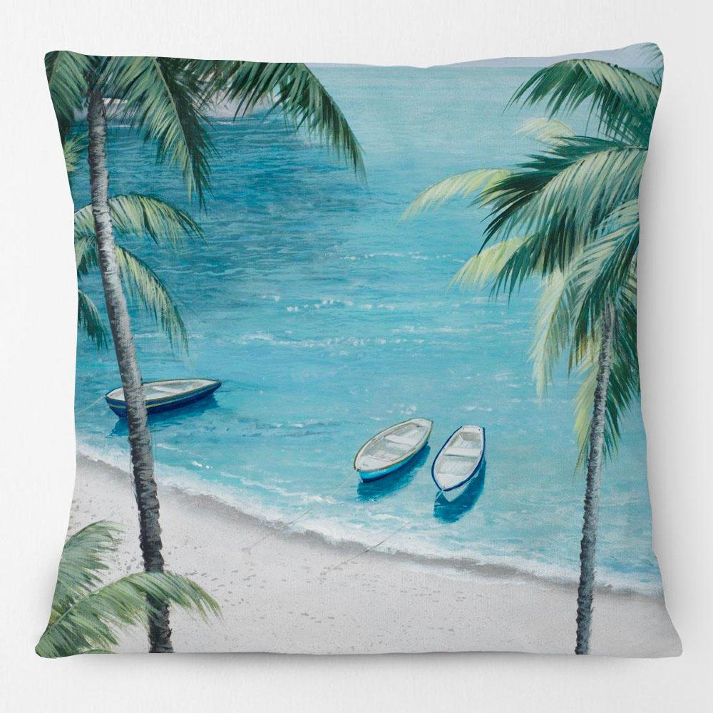Australian Kingfisher Puffins Seagulls Tropical Parrot Birds Painting Cushion Cover Decorative Pillows For Sofa Home