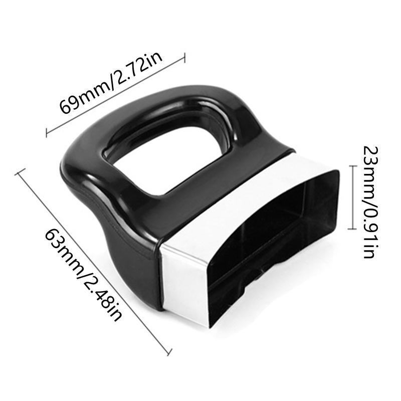 2Pieces Black Pot Side Handle Bakelite Replacement Pot Handle Pressure Pan Cooker Steamer Pot Short Side Handle One Hole