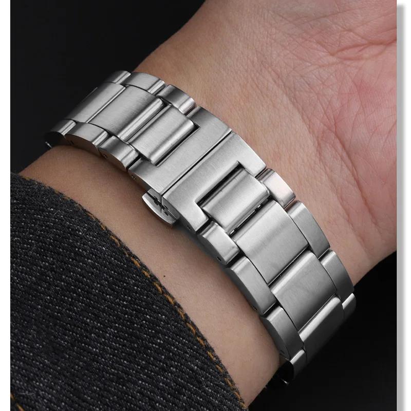 Armband für Tissot 1853 Rhythm T044 Silbernes Uhrenarmband 20mm Prs516 Luchi Serie T044417a T044430a Herrenuhren Zubehör