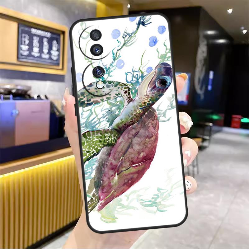 

Морская Черепаха Бирюзовый Океанская Жизнь Для Honor Magic 6 7 8 Pro Чехол Для Honor 90 70 50 Lite 400 200 X8c X8b X9a X9b X9c X9d Win RT Honor Magic5 Lite