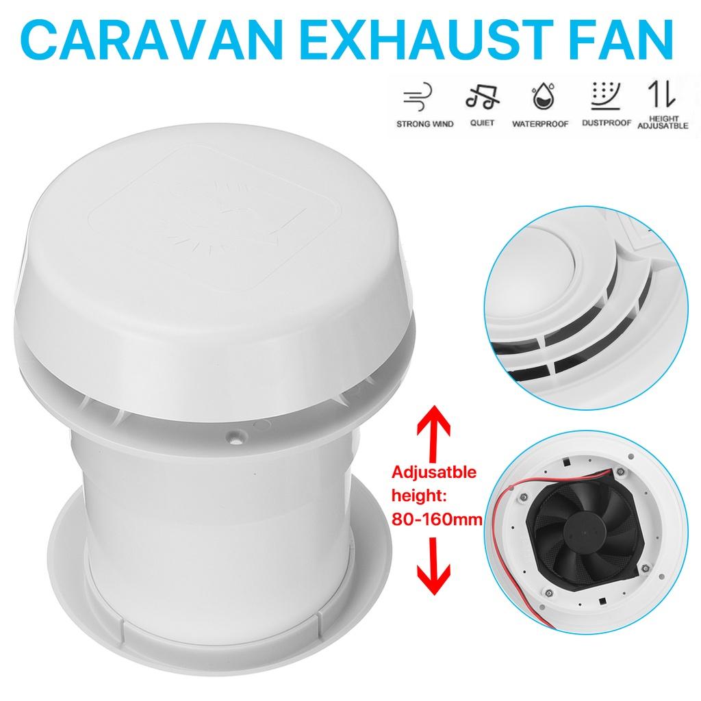 12V Camper Van Accessories RV Roof Air Vent Grille Exhaust Fan Travel Trailer Van Cooling Air Vent Camper Motor home