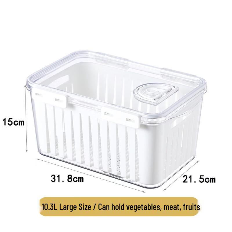 ZISIZ Food-Grade Refrigerator Storage Box