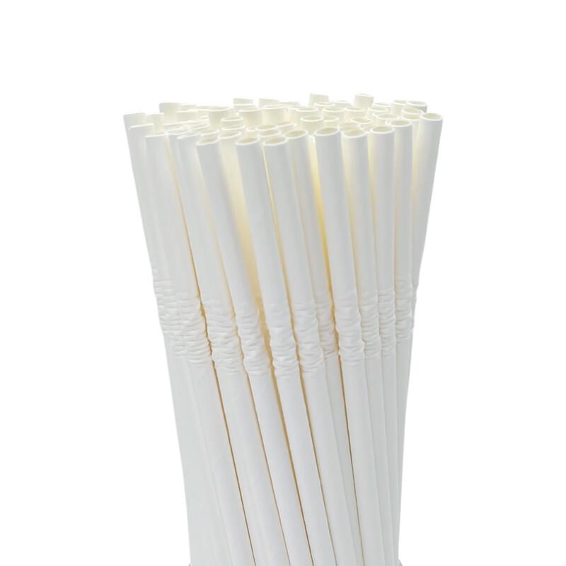 Huangyuan Food Grade White Paper Straws