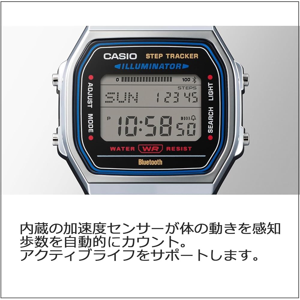 Casio Kollektion Uhr, Bluetooth, Herren, Silber, ABL-100WE-1AJF, Authentisches Japanisches Produkt